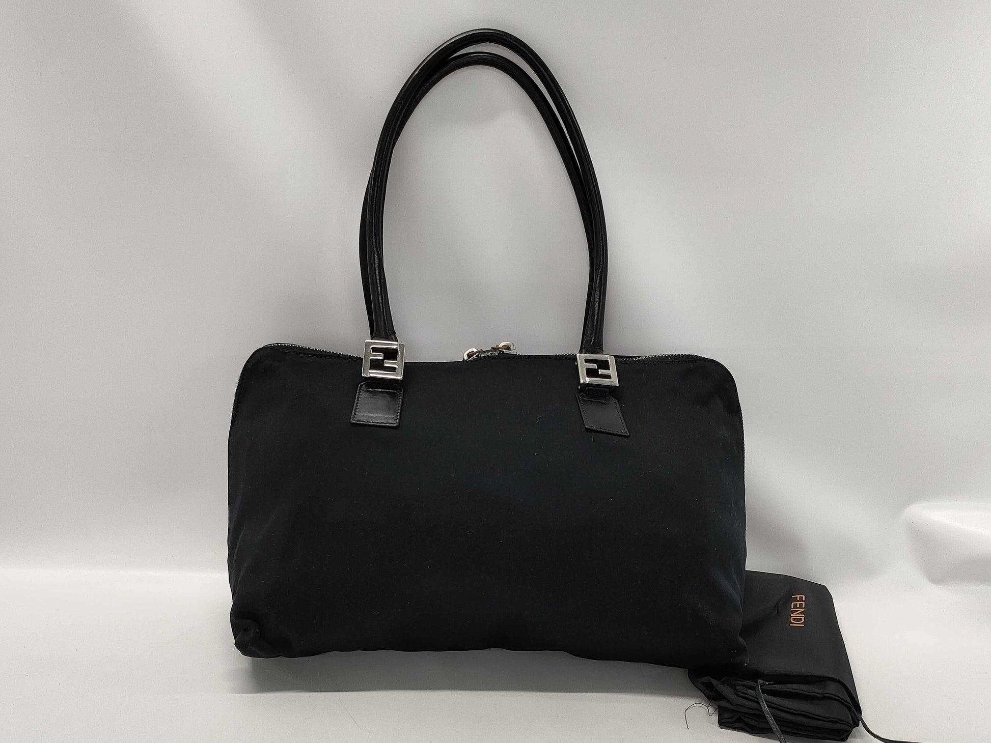 FENDI Suede Tote Bag