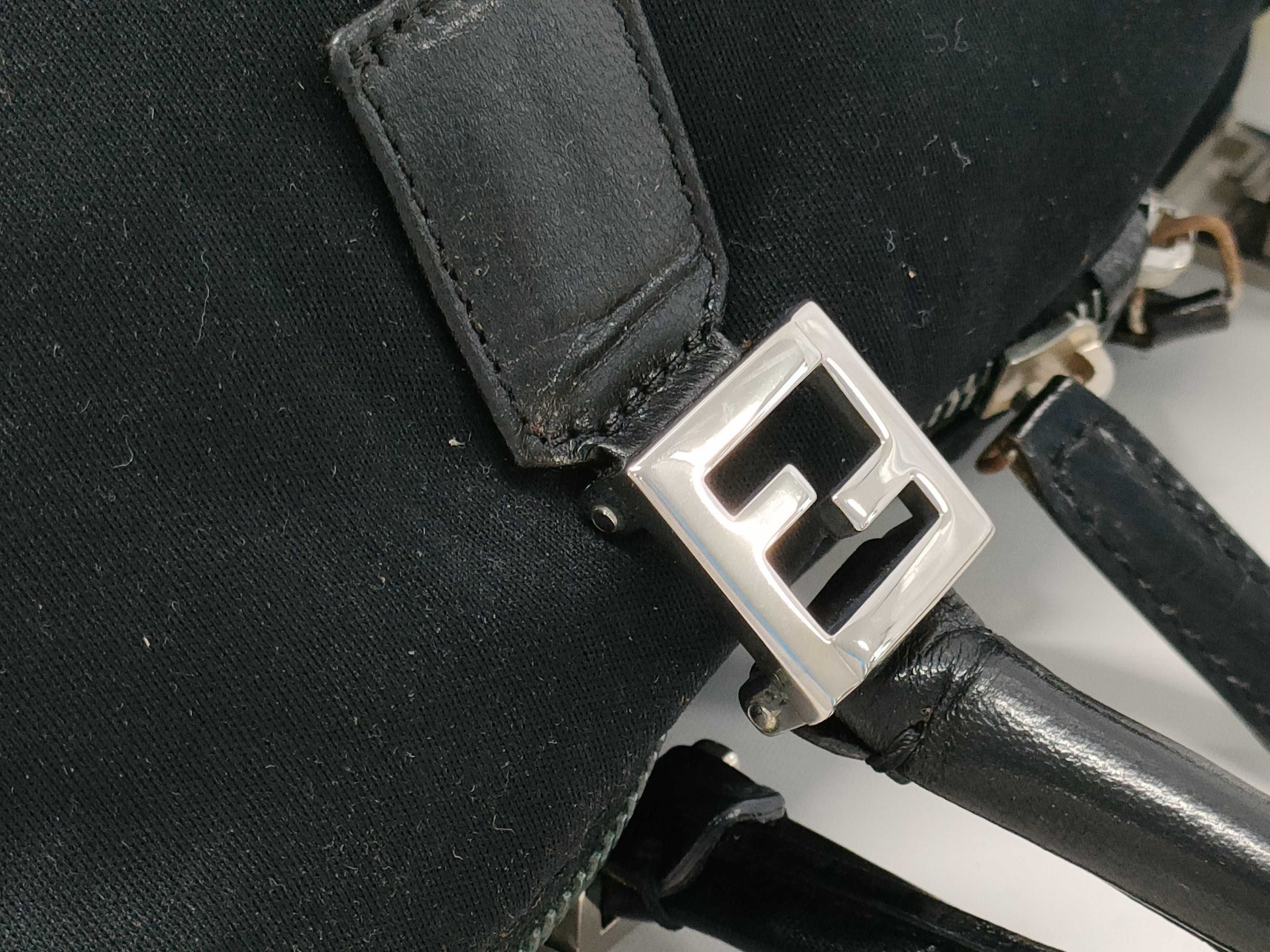 FENDI Suede Tote Bag