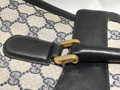 GUCCI GG Canvas Old Sherry/Push/Hand Handbag
