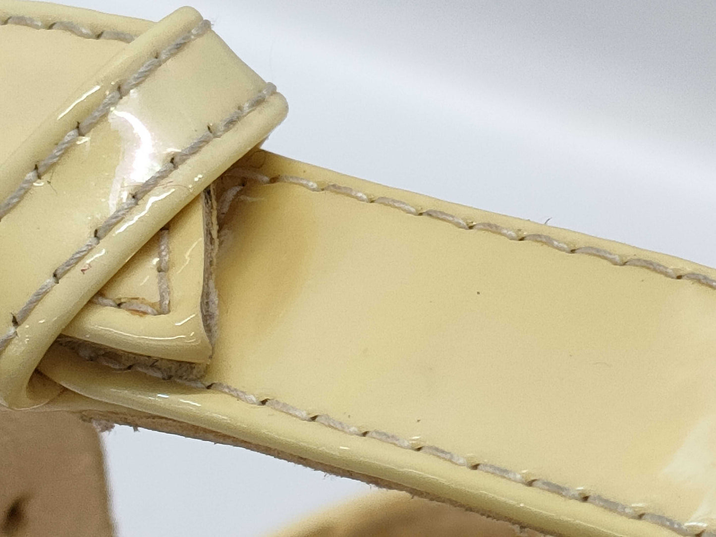 Christian Louboutin studded patent leather sandals