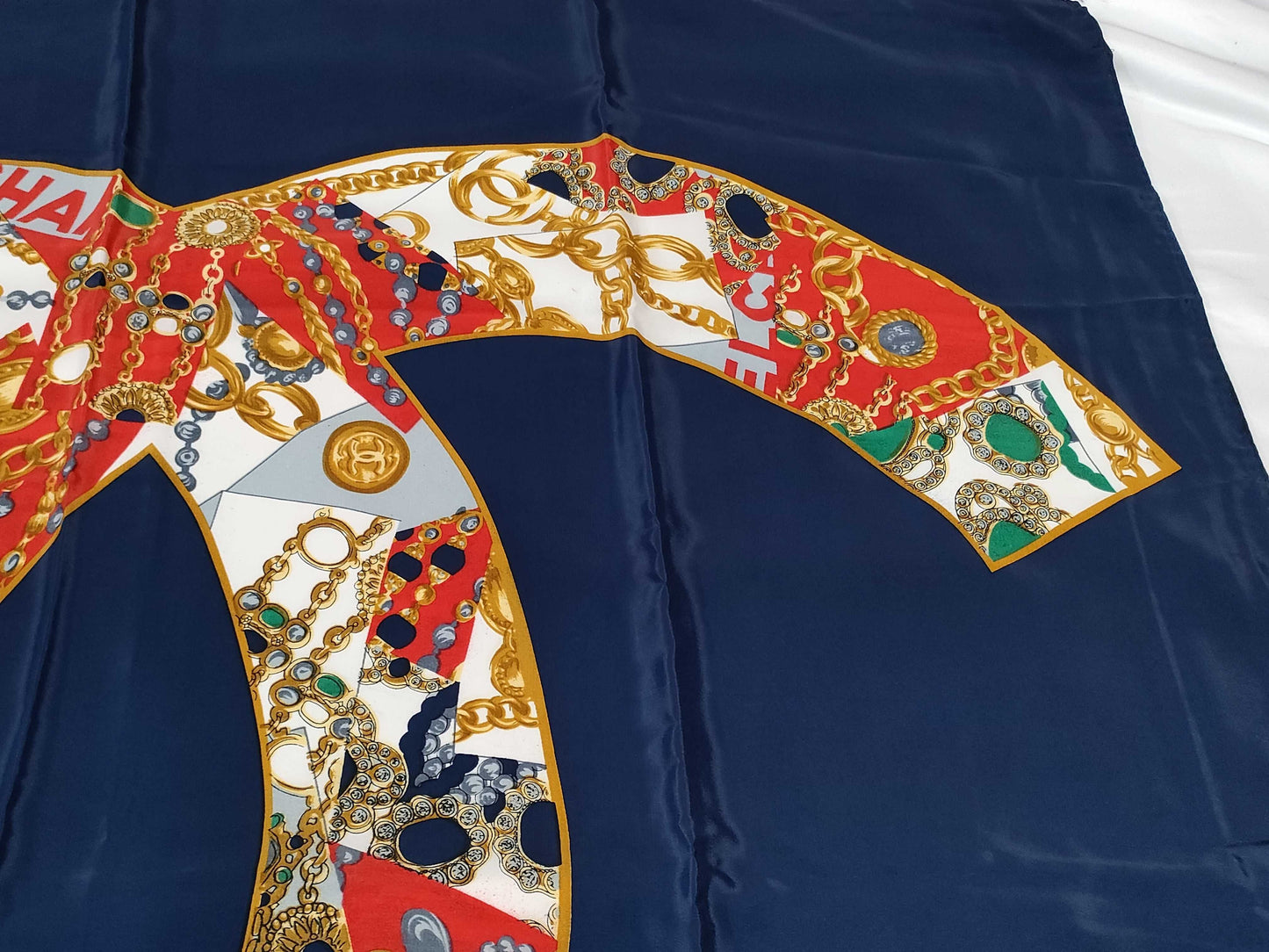 CHANEL Large Coco Jewelry Scarf