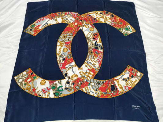 CHANEL Large Coco Jewelry Scarf