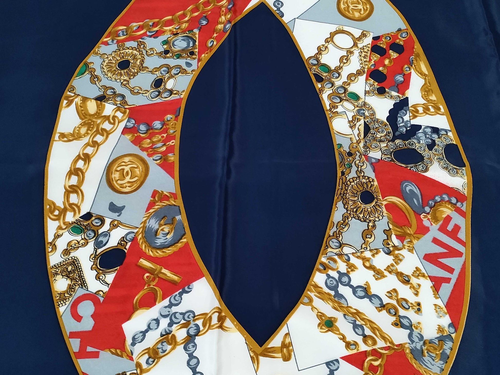 CHANEL Large Coco Jewelry Scarf