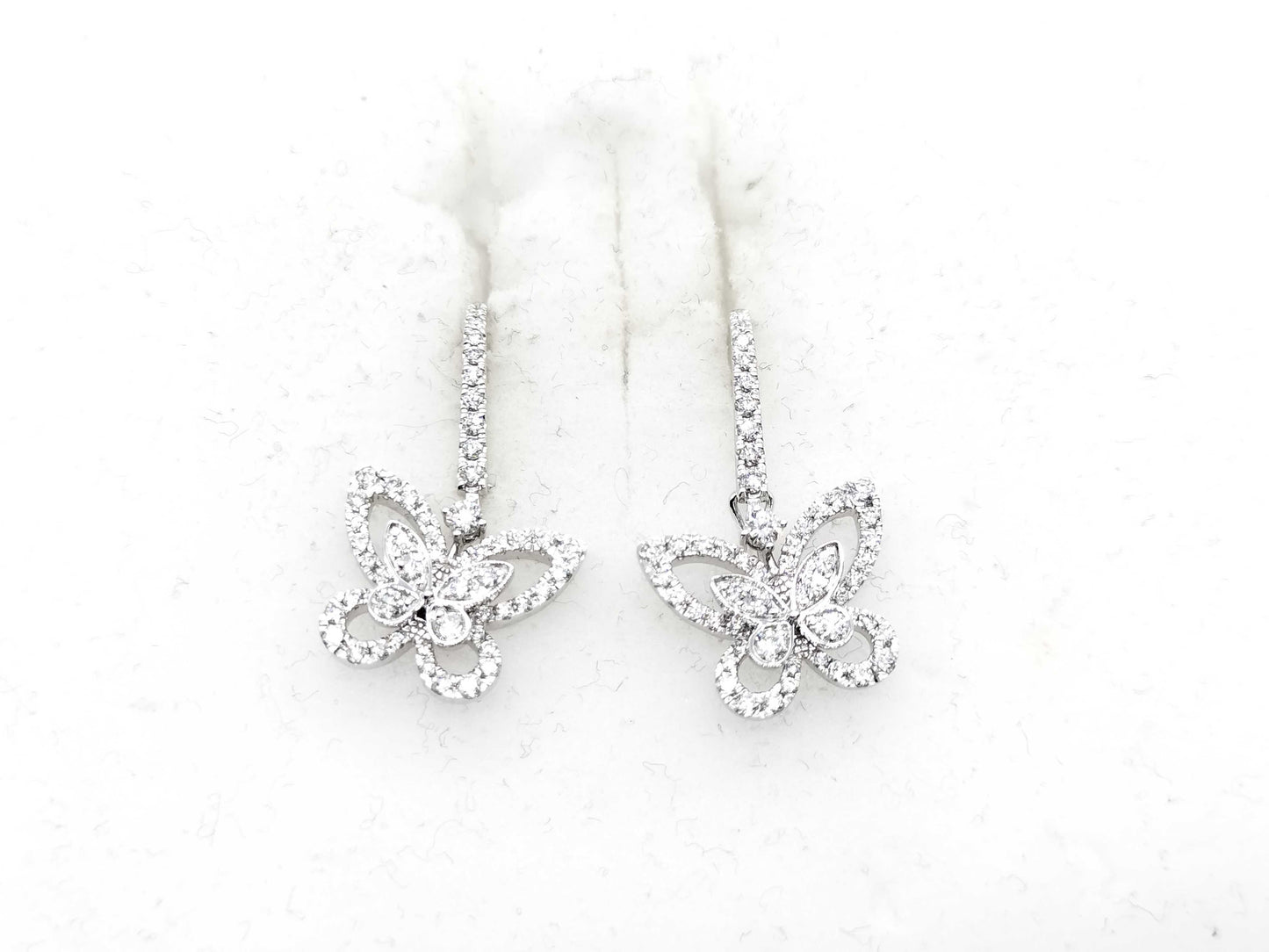 GRAFF Butterfly Diamond WG Au750 5.0g Earrings