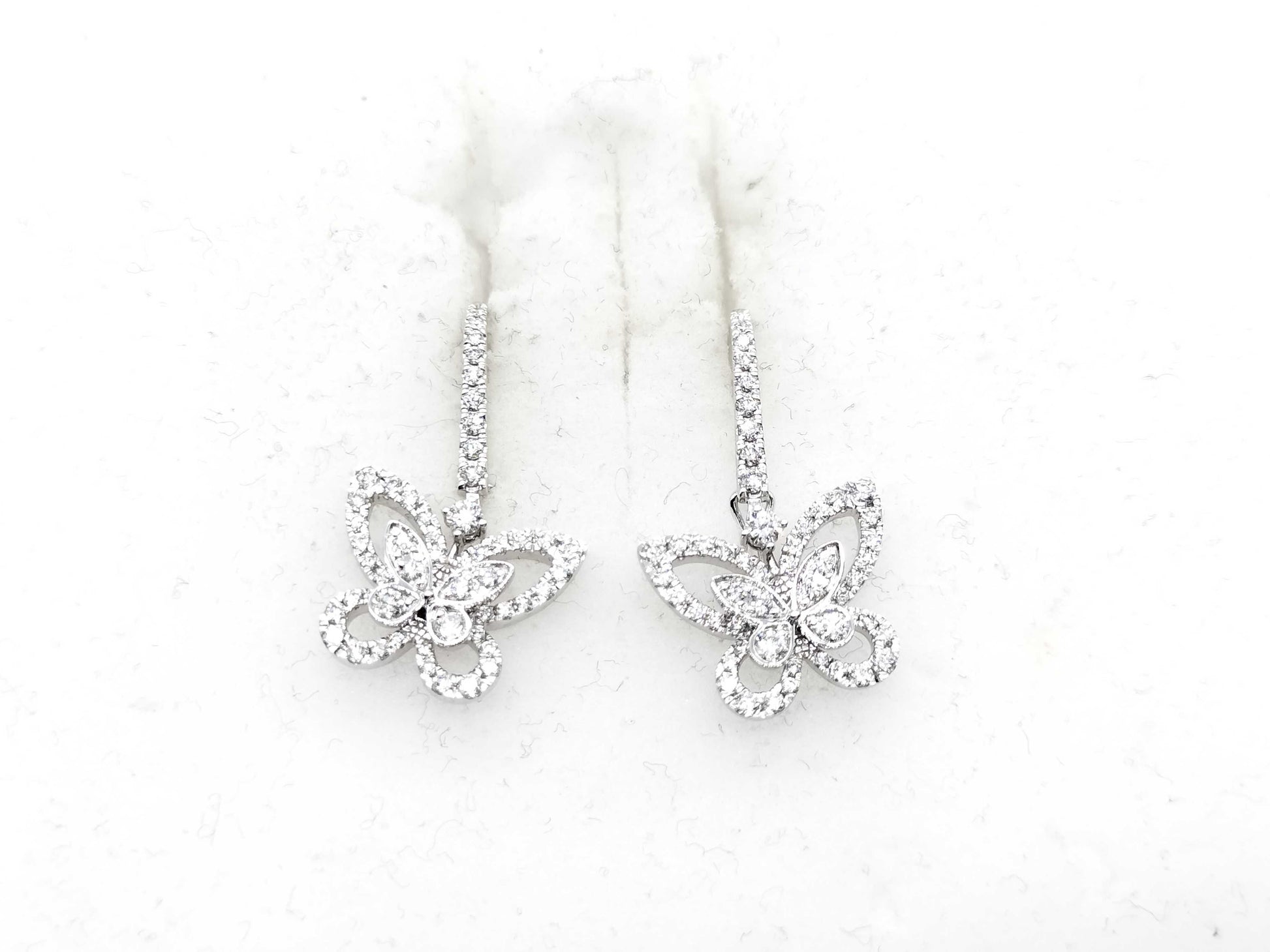 GRAFF Butterfly Diamond WG Au750 5.0g Earrings