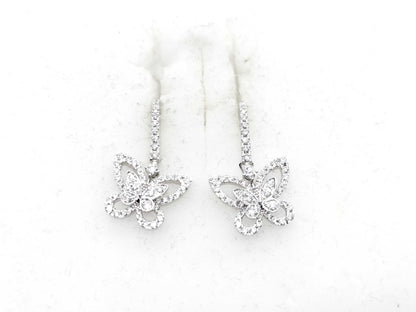 GRAFF Butterfly Diamond WG Au750 5.0g Earrings