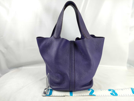 HERMES Picotin GM □R Stamped Tote Bag