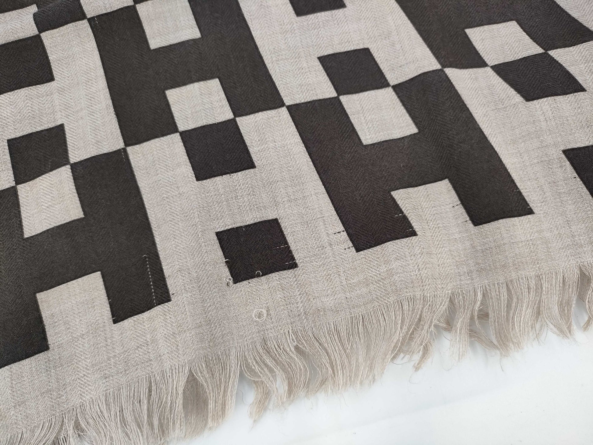 HERMES Cashmere Stole Scarf