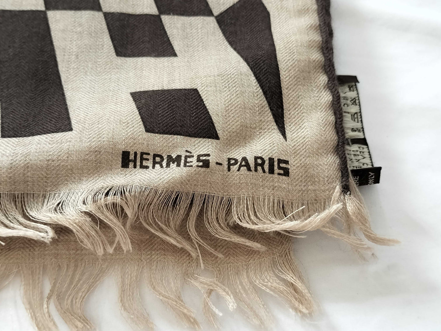 HERMES Cashmere Stole Scarf