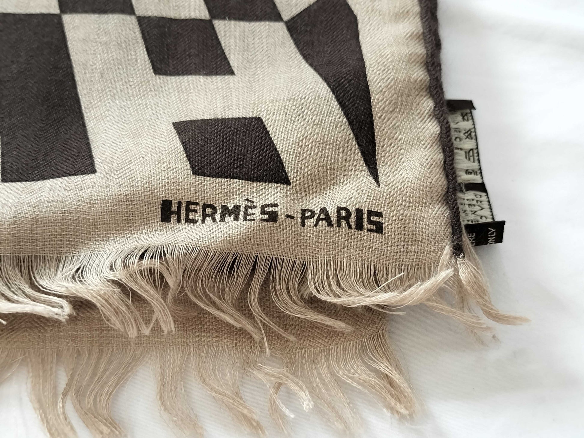 HERMES Cashmere Stole Scarf