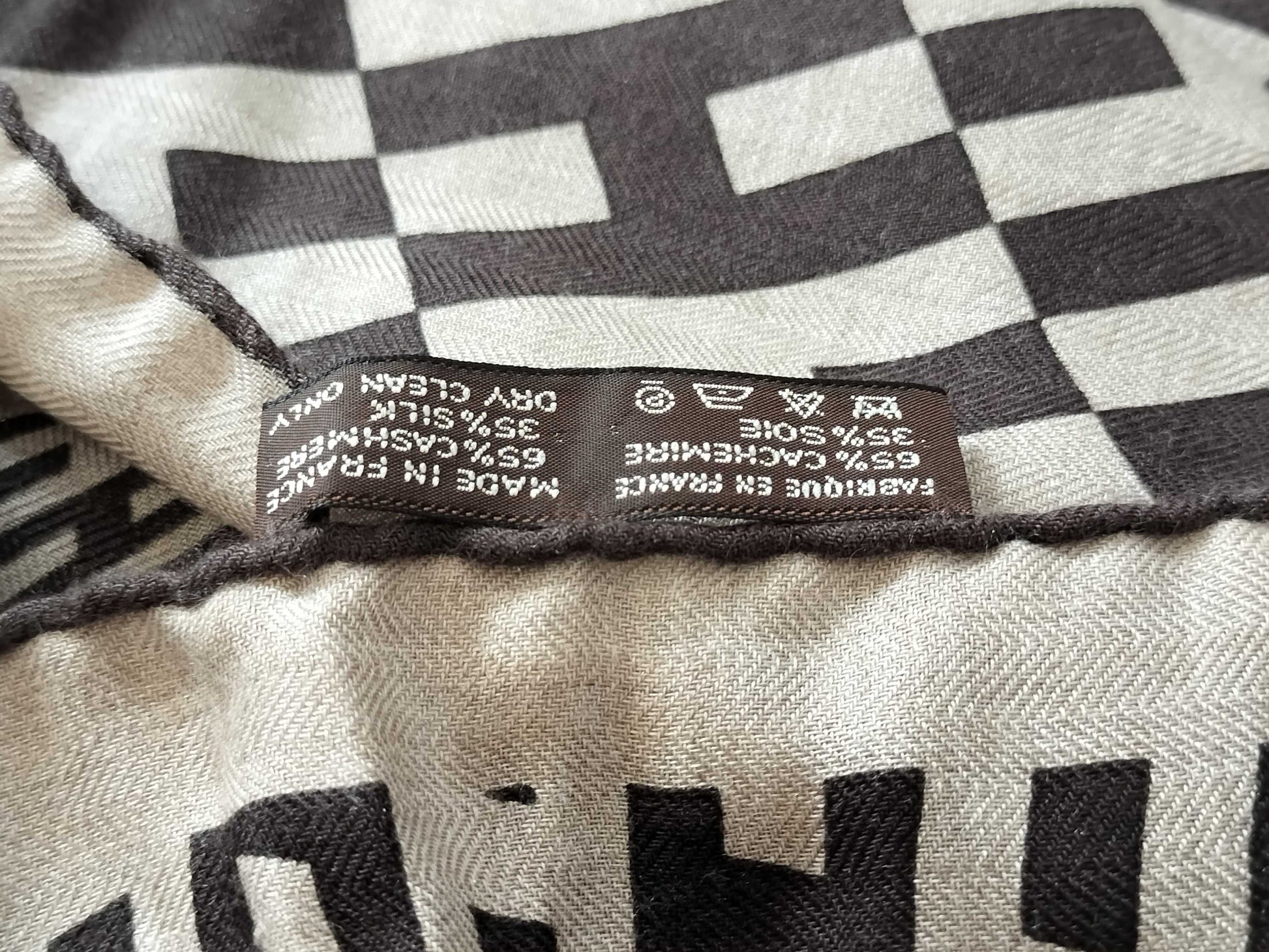 HERMES Cashmere Stole Scarf