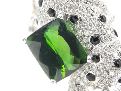 TL5.59ct G0.06ct D2.60ct K18WG 20.1g Ring 