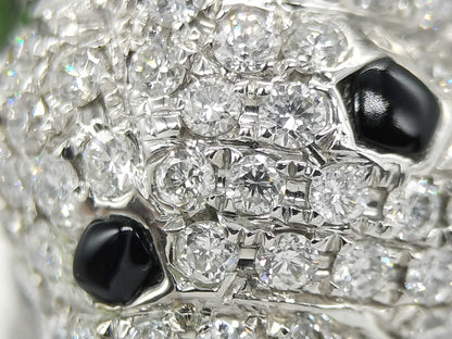 TL5.59ct G0.06ct D2.60ct K18WG 20.1g Ring 
