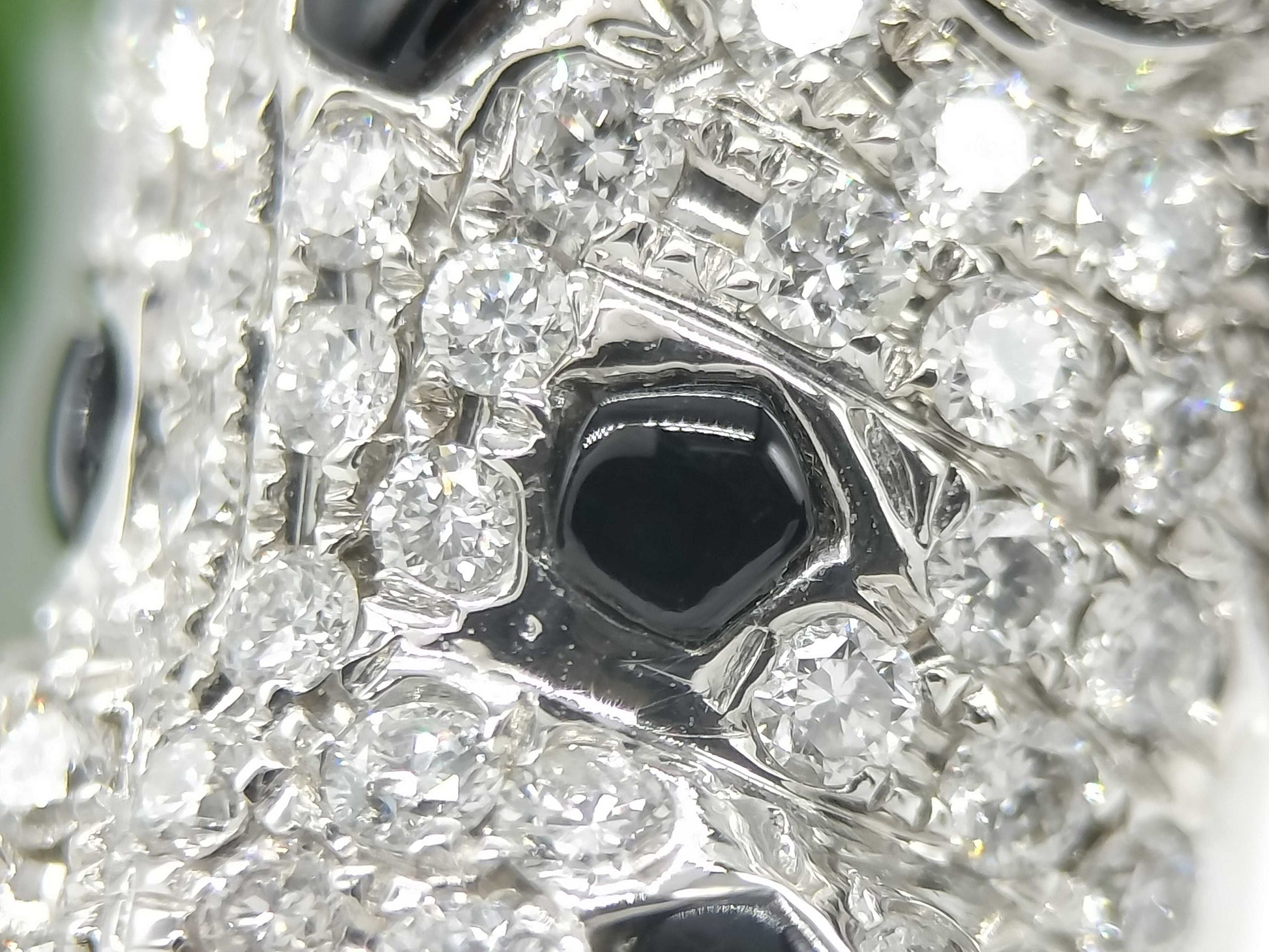 TL5.59ct G0.06ct D2.60ct K18WG 20.1g Ring 