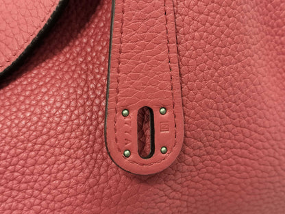 HERMES Lindy 34 Taurillon Red Handbag