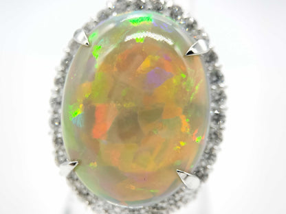 OP19.64ct D1.70ct PT900 18.8g Ring 