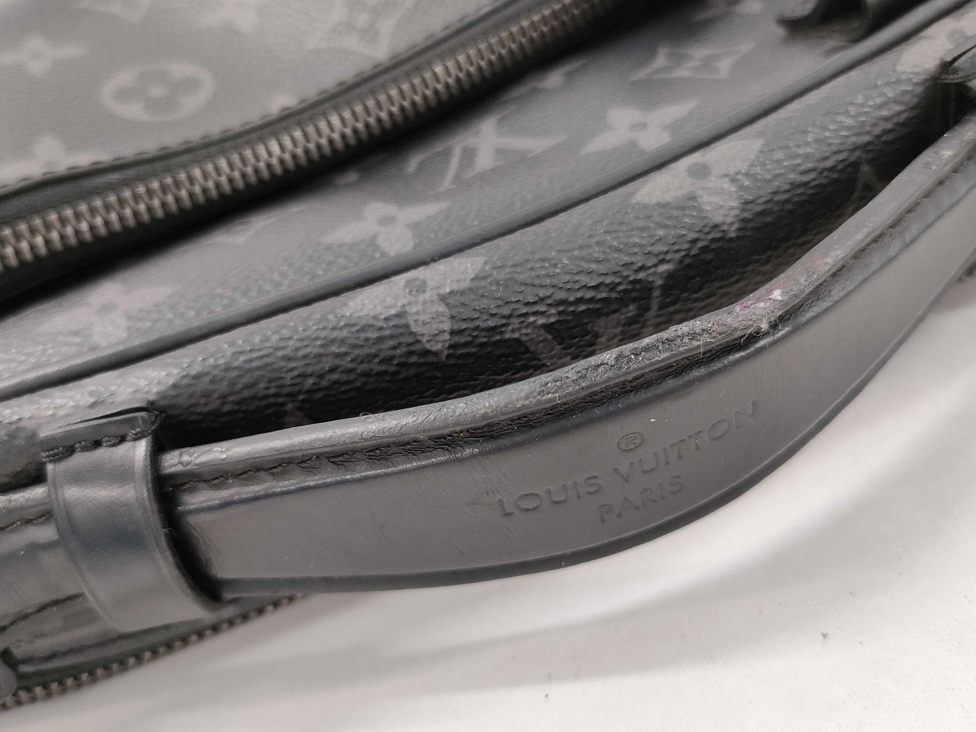 LOUIS VUITTON Damier Eclipse Bum Bag Handbag