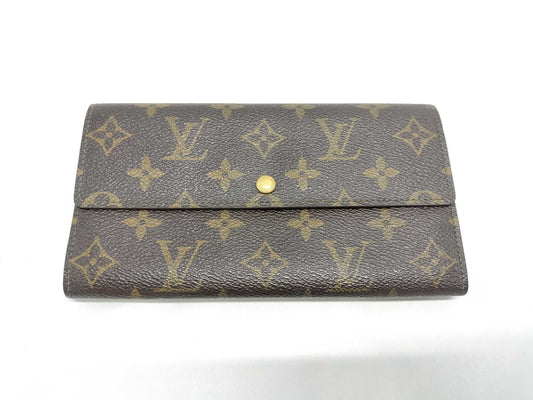LOUIS VUITTON Monogram Portefeuille Sarah Old Style Wallet