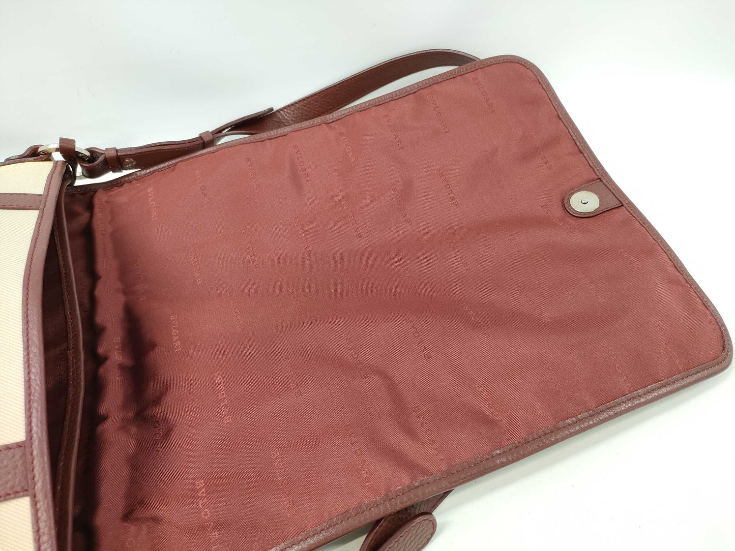 BVLGARI Canvas Shoulder Bag