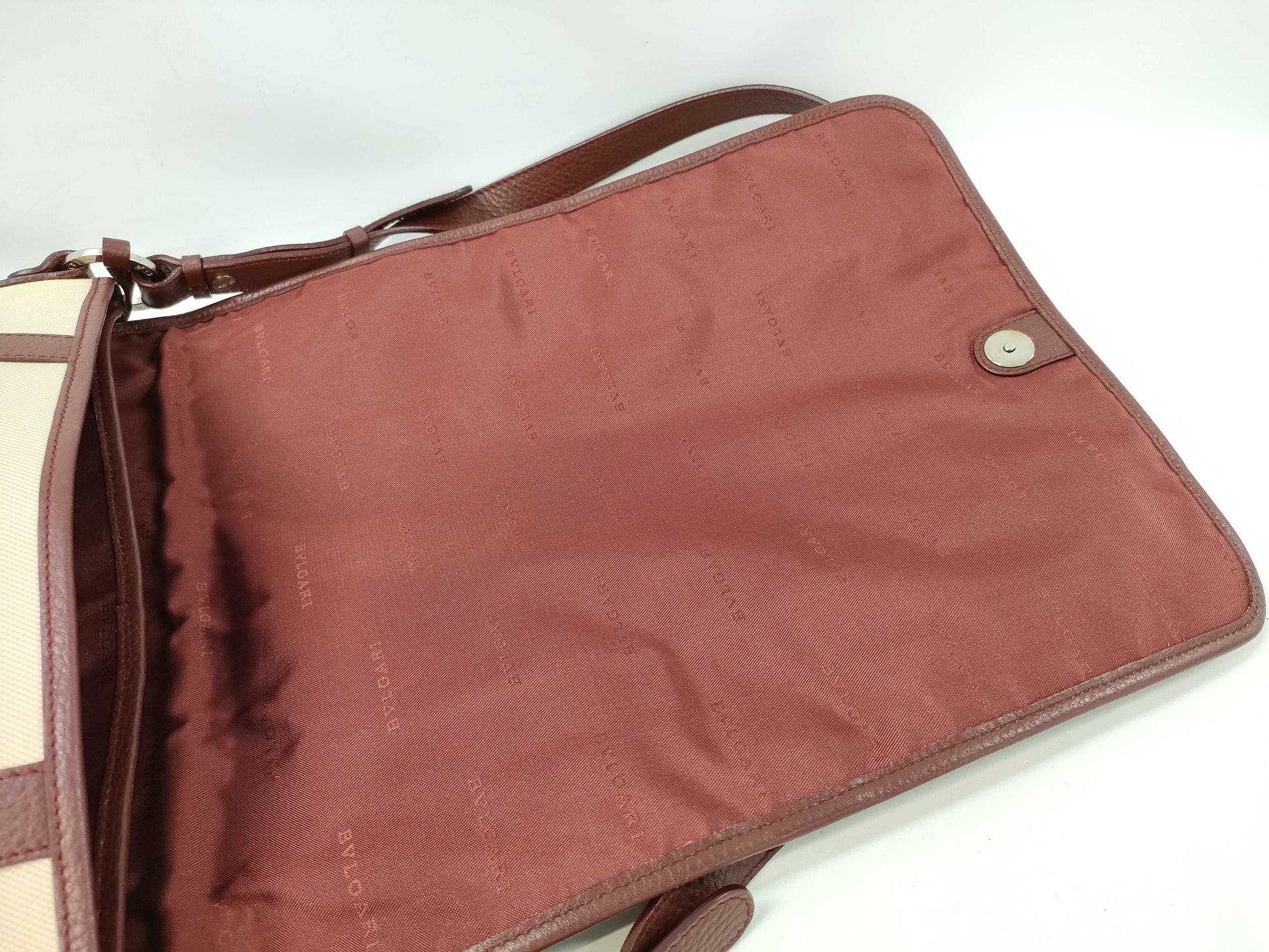 BVLGARI Canvas Shoulder Bag