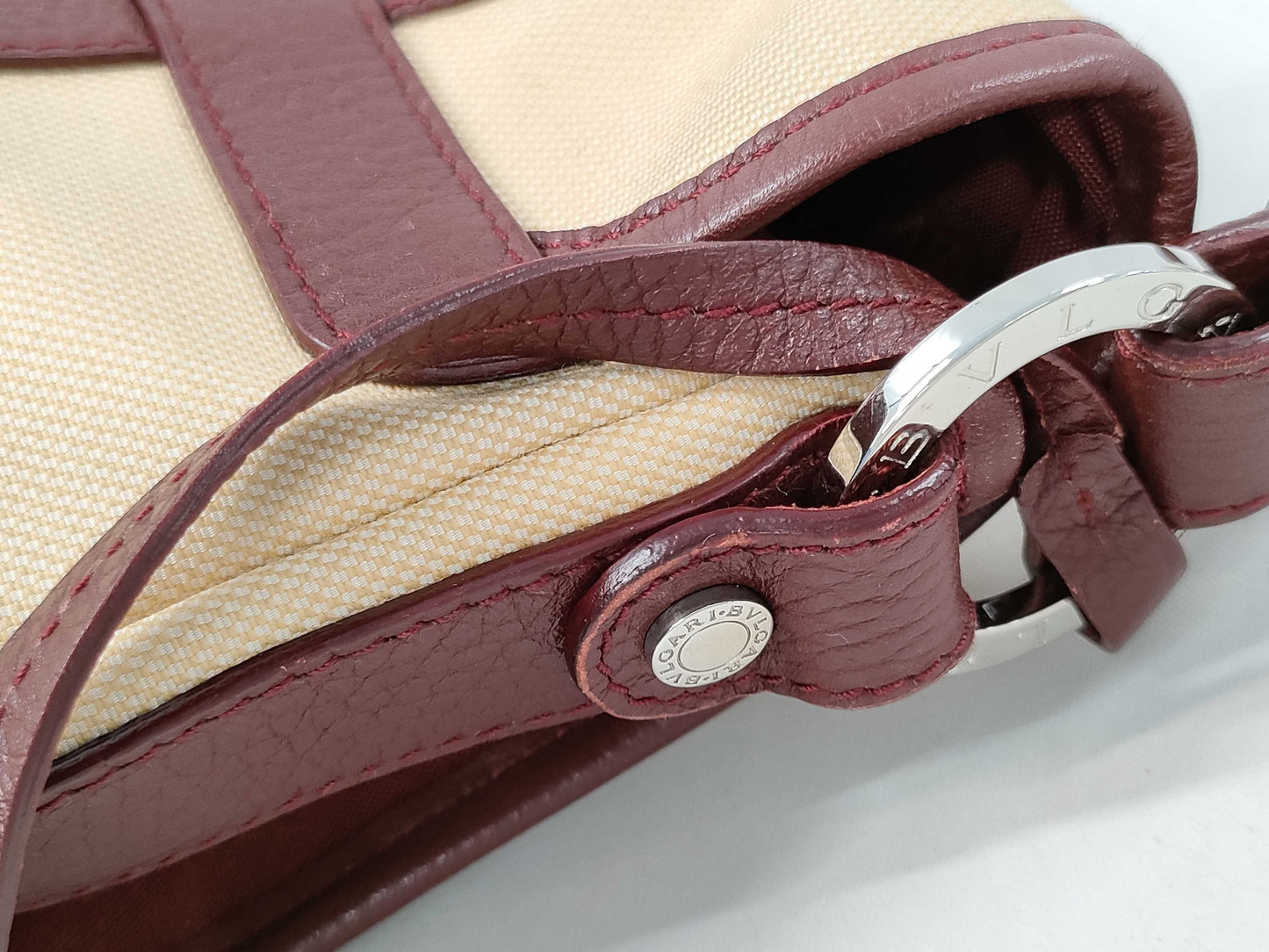 BVLGARI Canvas Shoulder Bag