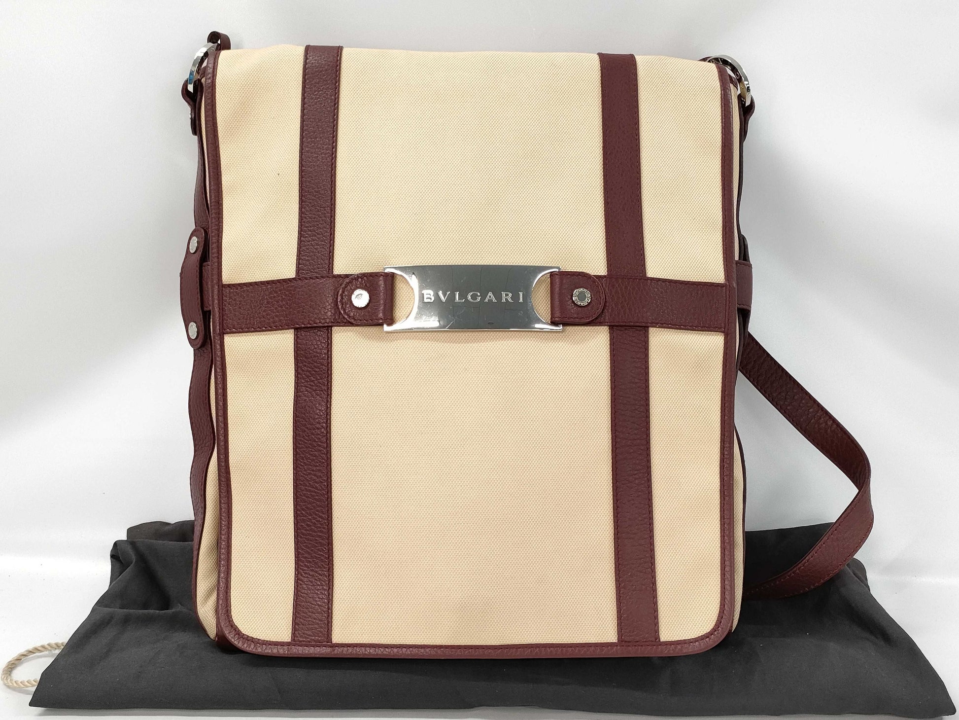 BVLGARI Canvas Shoulder Bag