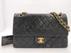 CHANEL Lambskin Double Flap Double Chain Shoulder Bag, No. 1