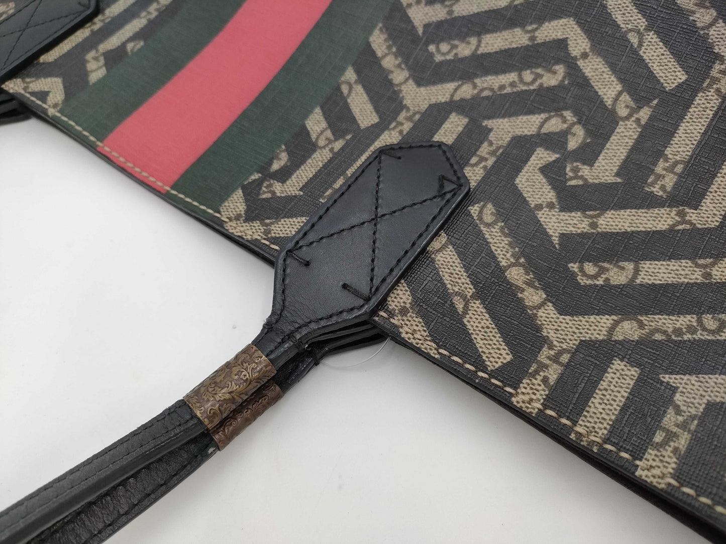 GUCCI Kaleido Web Sherry Tote Bag