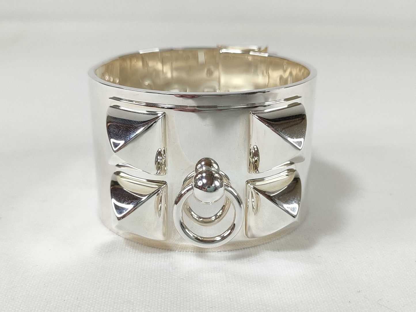 HERMES Collier de Chien Bangle 228.8g Bracelet/Bangle