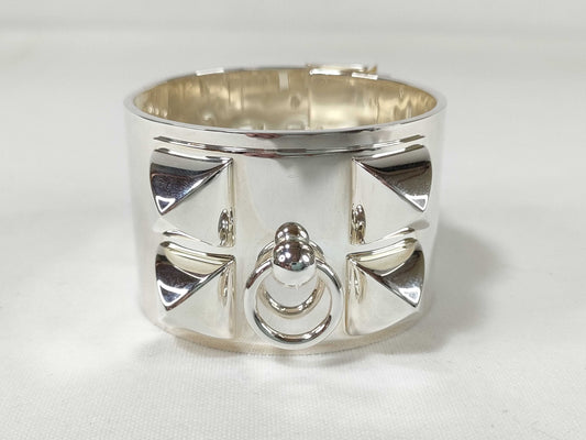 HERMES Collier de Chien Bangle 228.8g Bracelet/Bangle