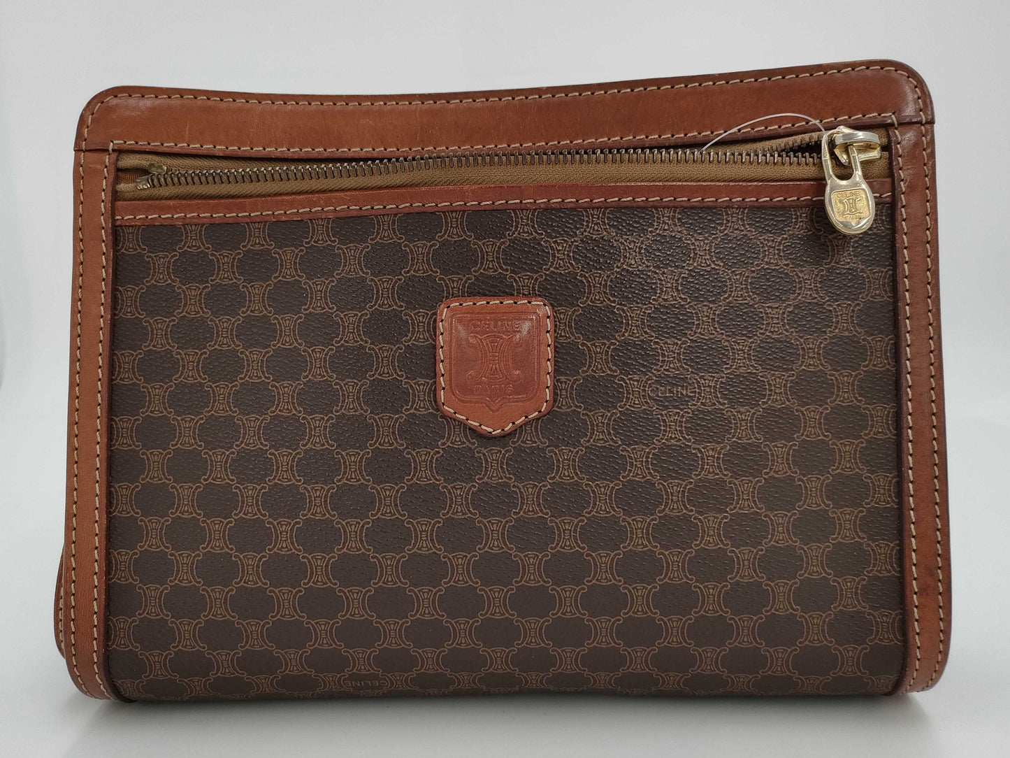 CELINE Second Bag/Anagram Logo Second Bag