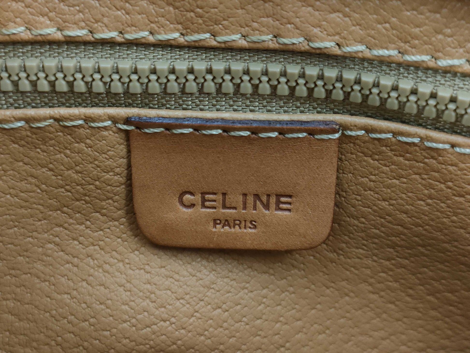 CELINE Second Bag/Anagram Logo Second Bag