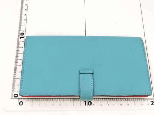HERMES Bearn Anya Hindmarch shoulder leather wallet