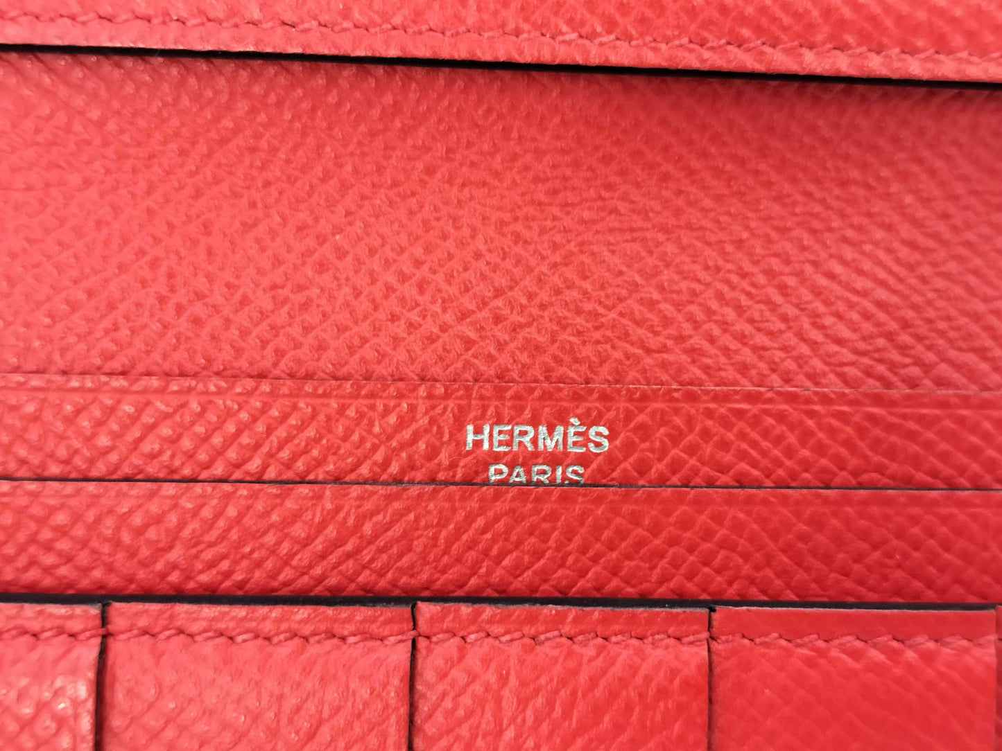 HERMES Bearn Anya Hindmarch shoulder leather wallet