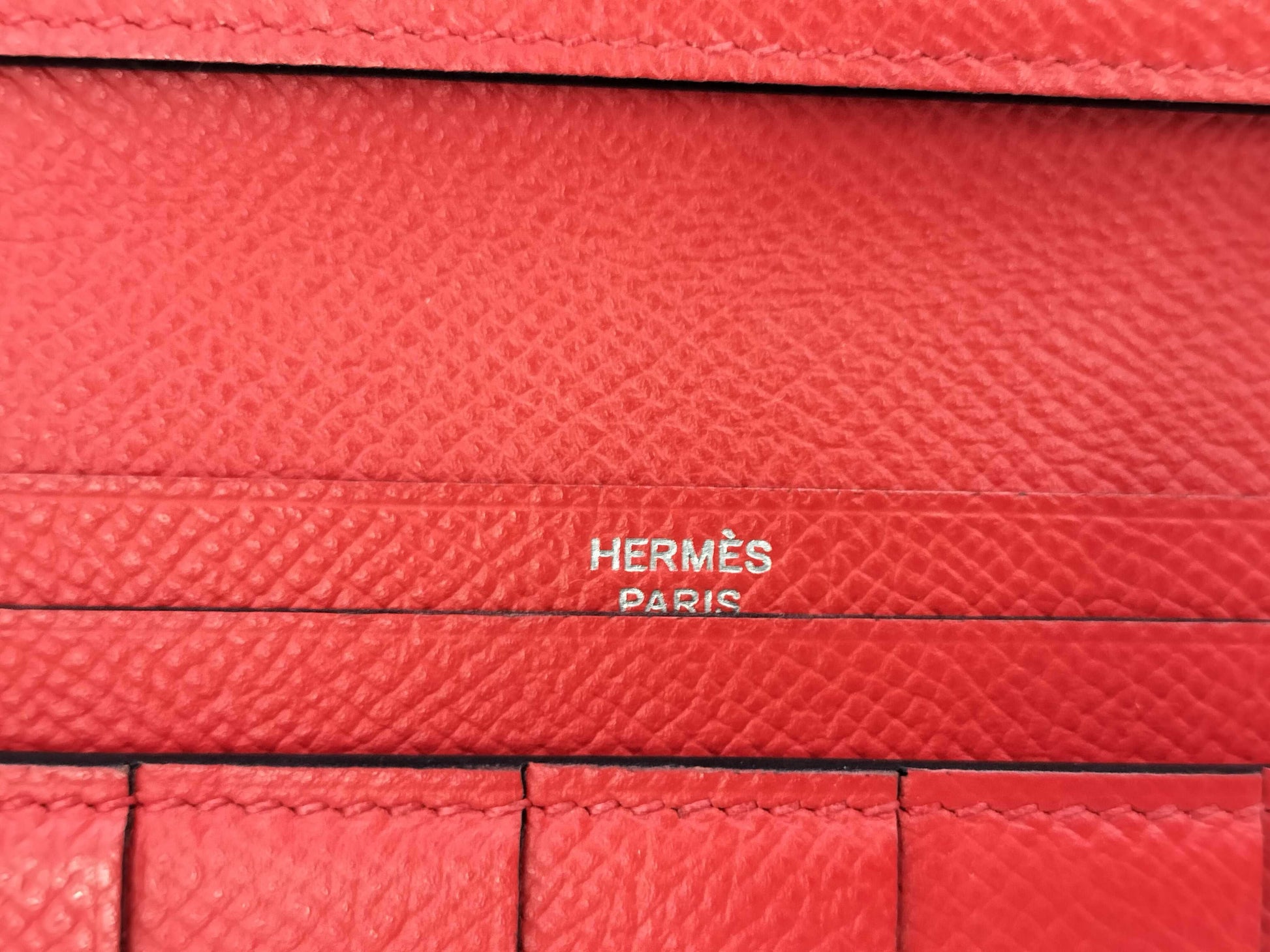 HERMES Bearn Anya Hindmarch shoulder leather wallet
