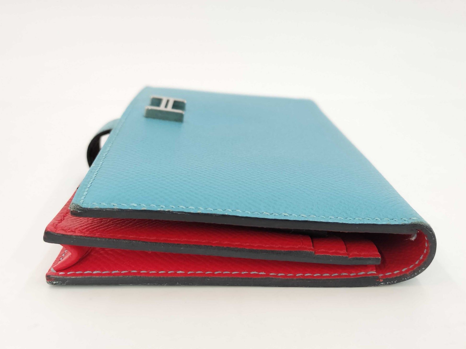 HERMES Bearn Anya Hindmarch shoulder leather wallet