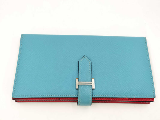 HERMES Bearn Anya Hindmarch shoulder leather wallet