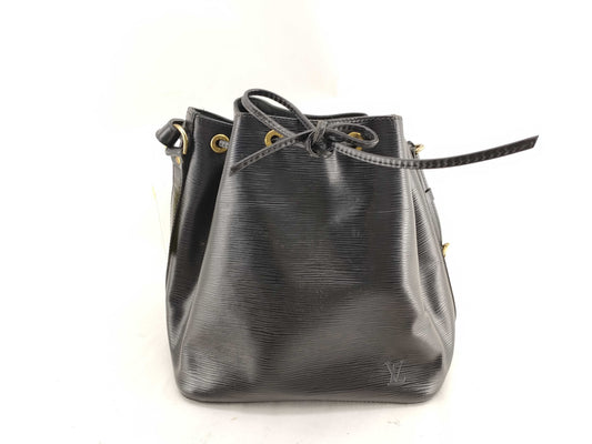 LOUIS VUITTON Epi Petit Noe Black Shoulder Bag