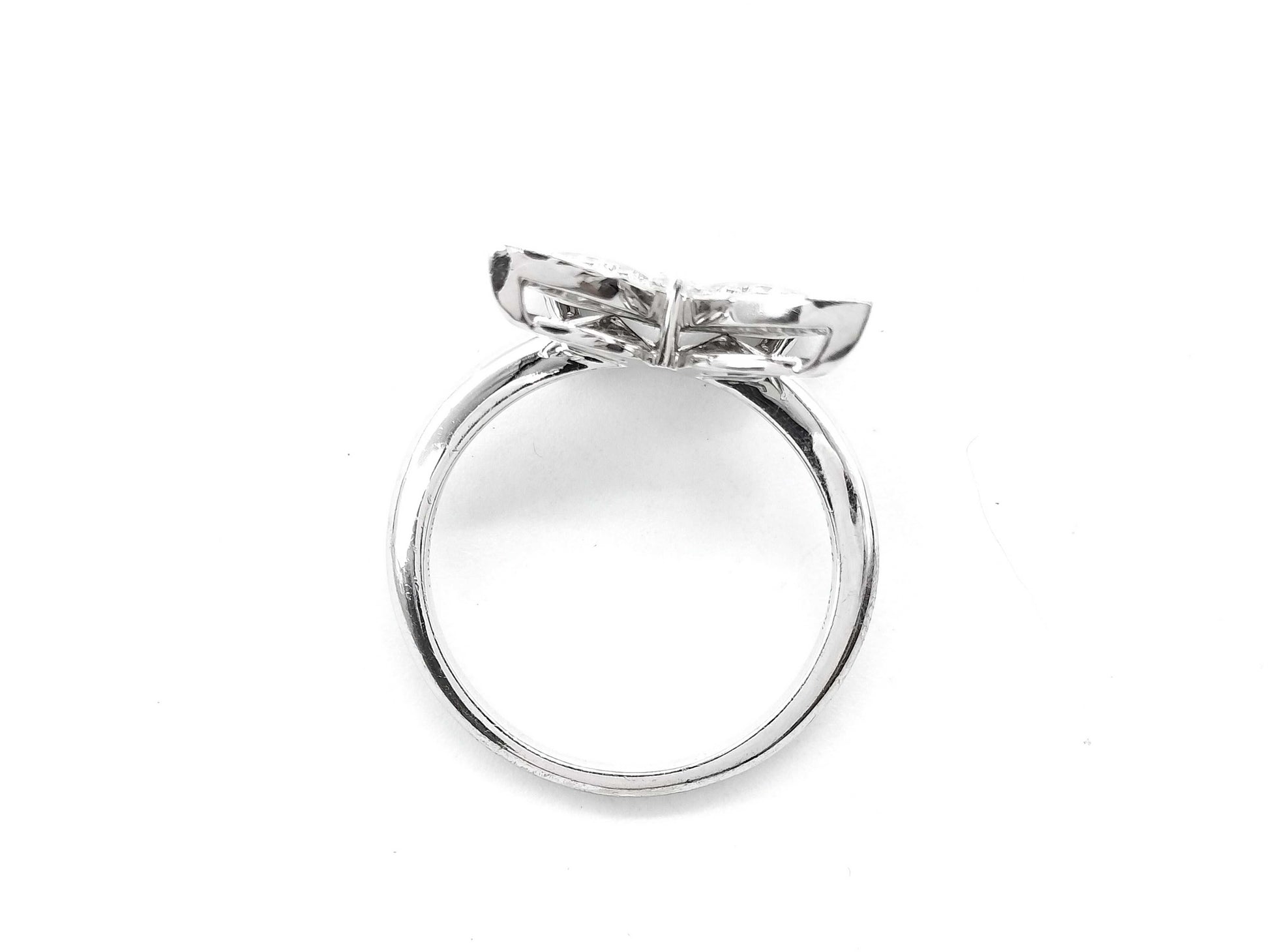 GRAFF Butterfly Pavé Diamond WG Au750 4.6g Ring 