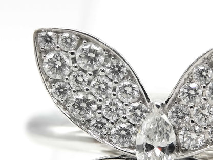 GRAFF Butterfly Pavé Diamond WG Au750 4.6g Ring 