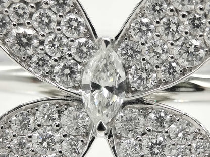 GRAFF Butterfly Pavé Diamond WG Au750 4.6g Ring 
