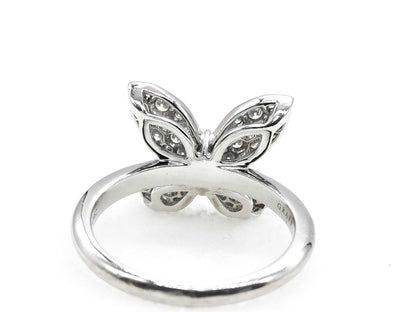 GRAFF Butterfly Pavé Diamond WG Au750 4.6g Ring 