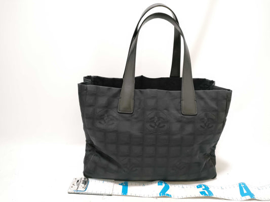 CHANEL Old Travel Line Neutra MM Tote Bag