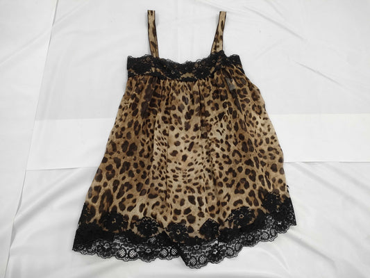 DOLCE&GABBANA Silk Leopard Print Dress