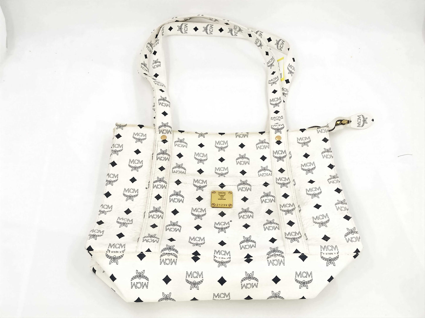 MCM Hand Tote White Handbag