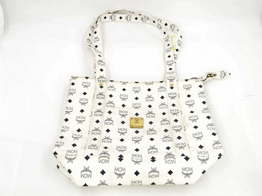 MCM Hand Tote White Handbag