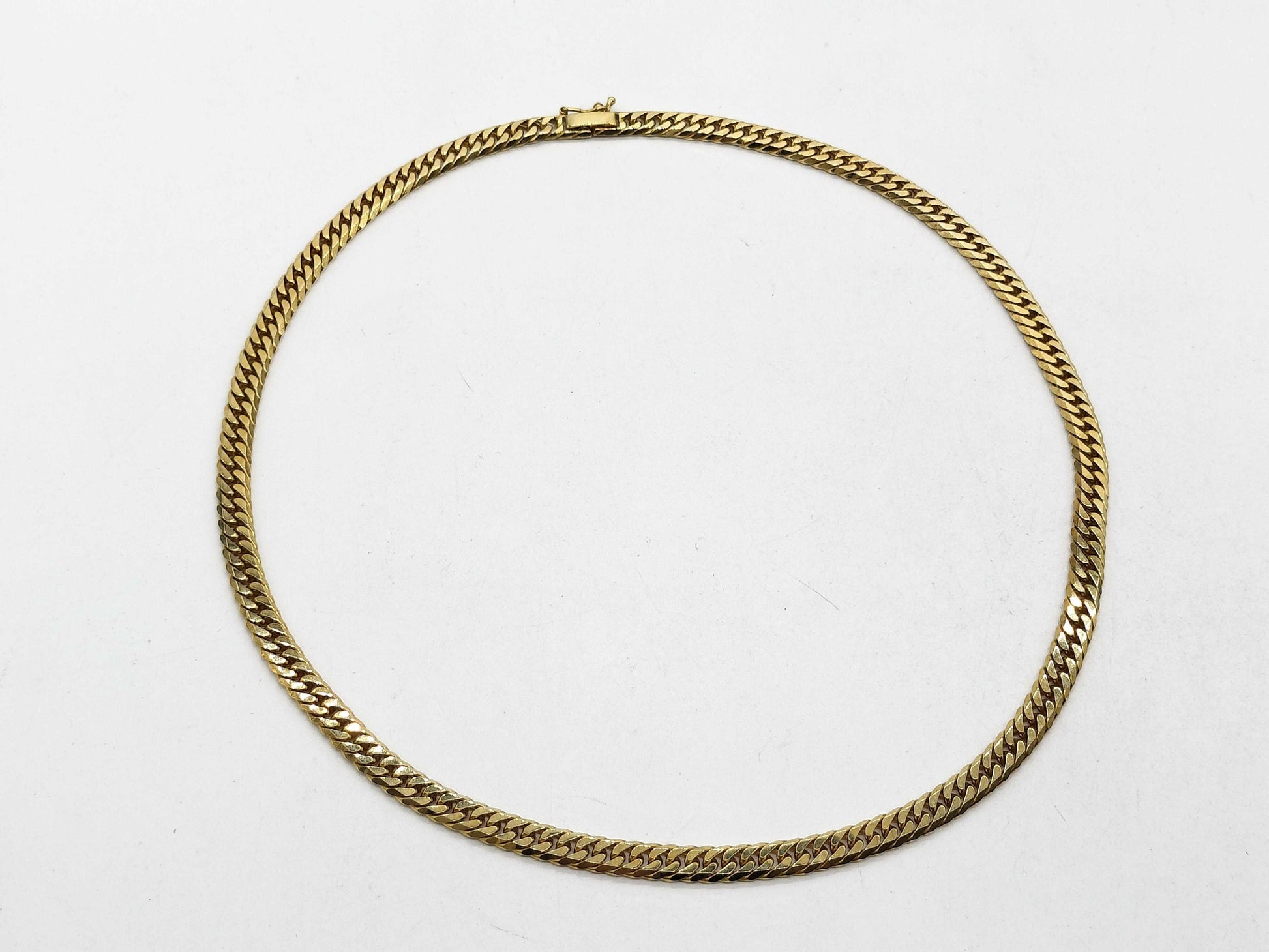 SEIKO Kihei 6-sided double K18 30.4g necklace 