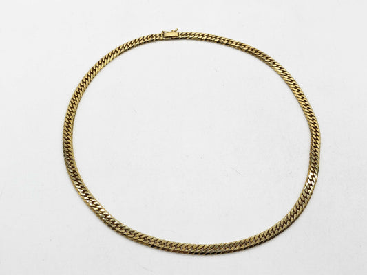 SEIKO Kihei 6-sided double K18 30.4g necklace 