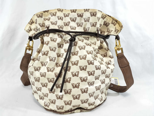 BOTTEGA VENETA Butterfly Print Shoulder Bag