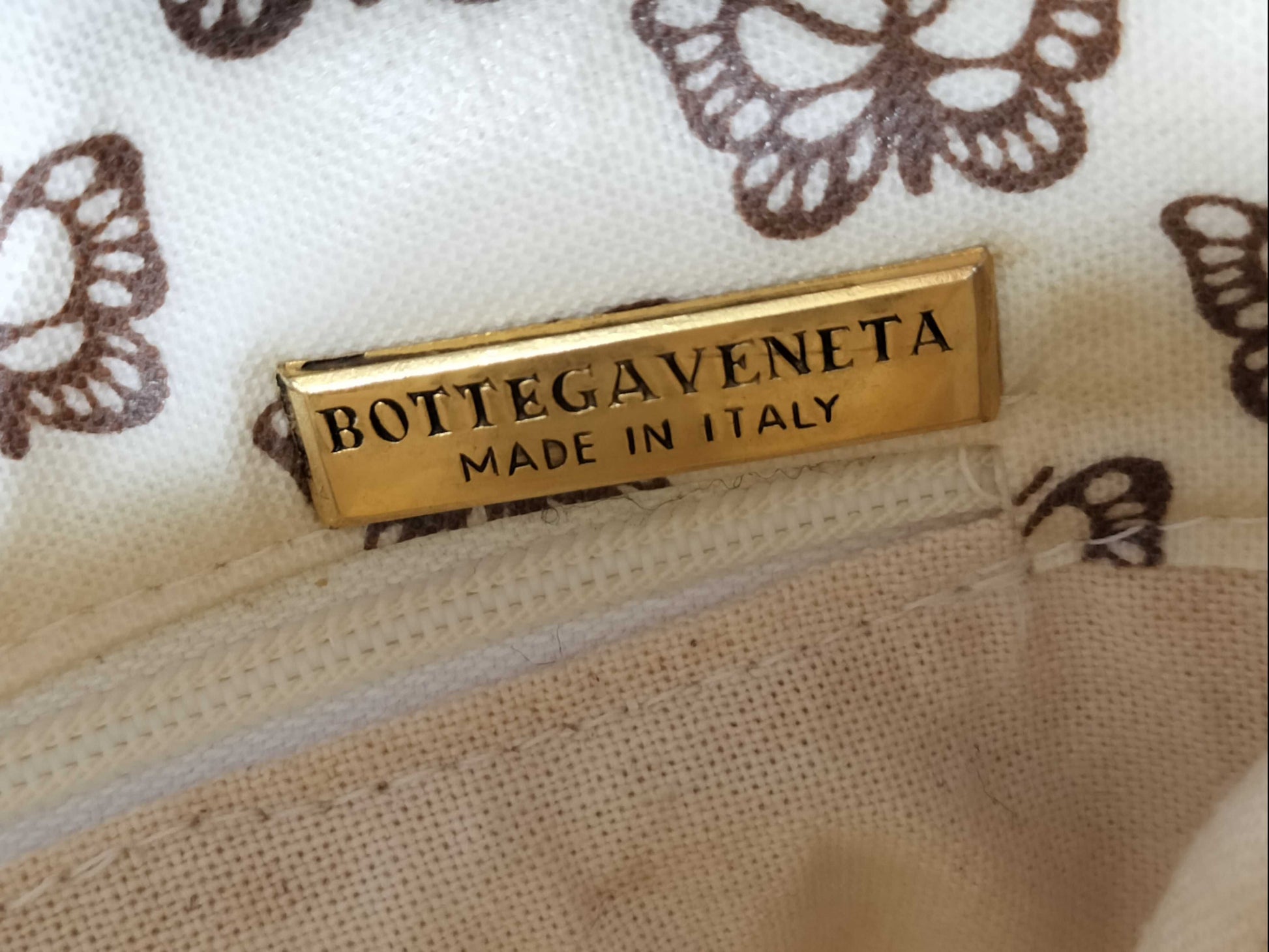 BOTTEGA VENETA Butterfly Print Shoulder Bag